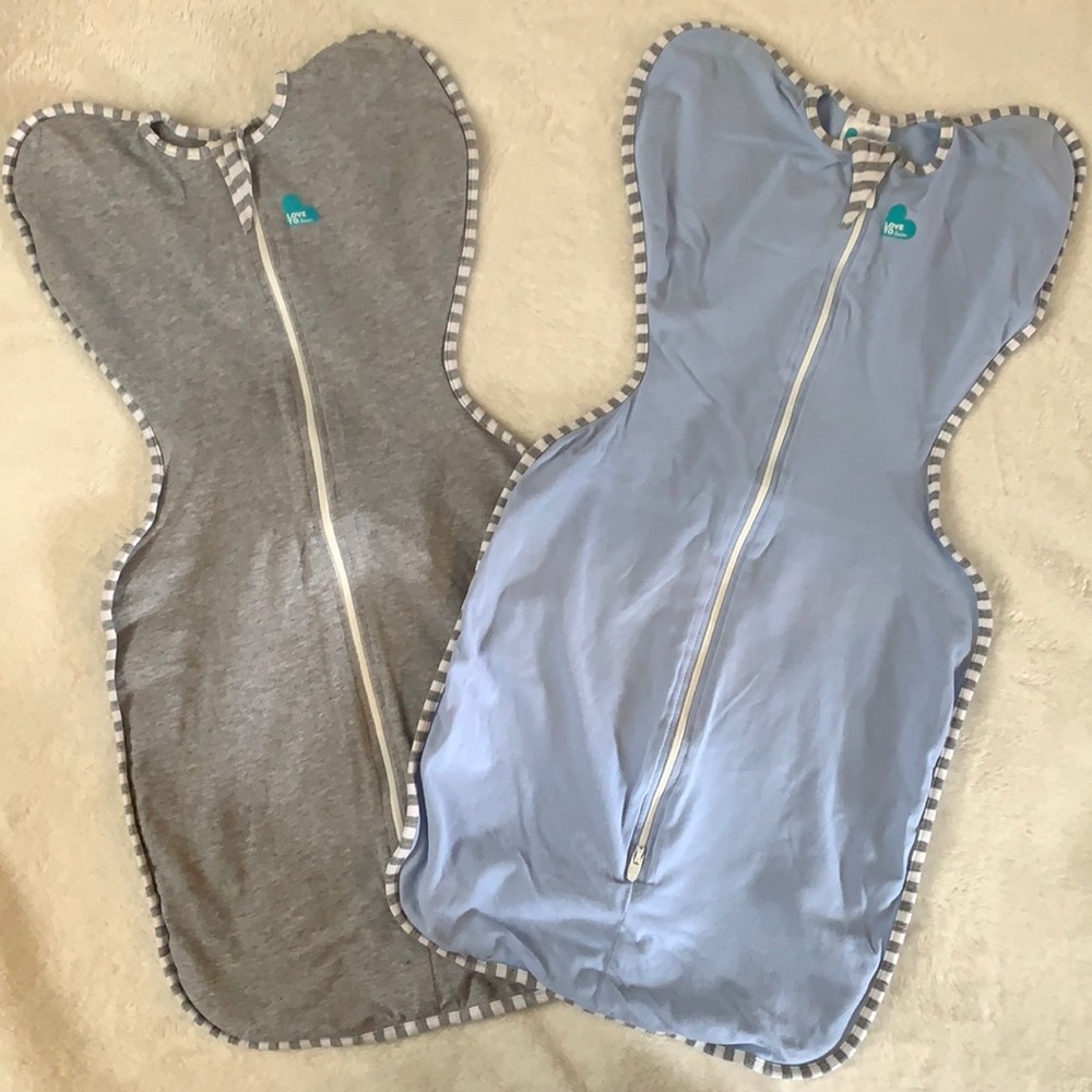 Set of 2 medium love to dream swaddle up original